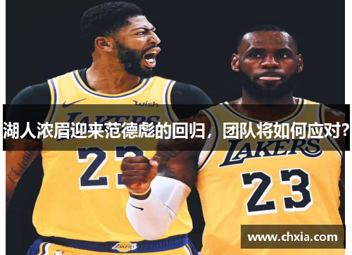 湖人浓眉迎来范德彪的回归,团队将如何应对? 湖人浓眉迎来范德彪的回归,团队将如何应对?